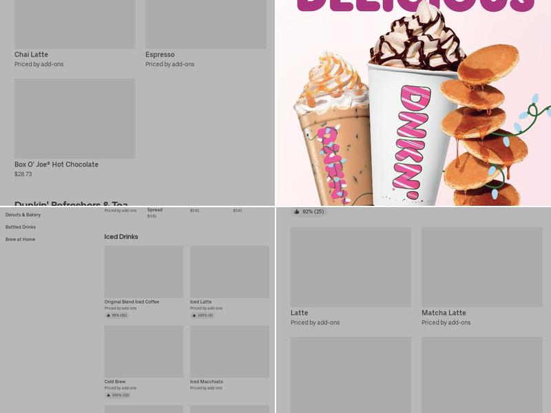 Dunkin' Menu