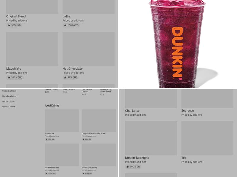 Dunkin' Menu