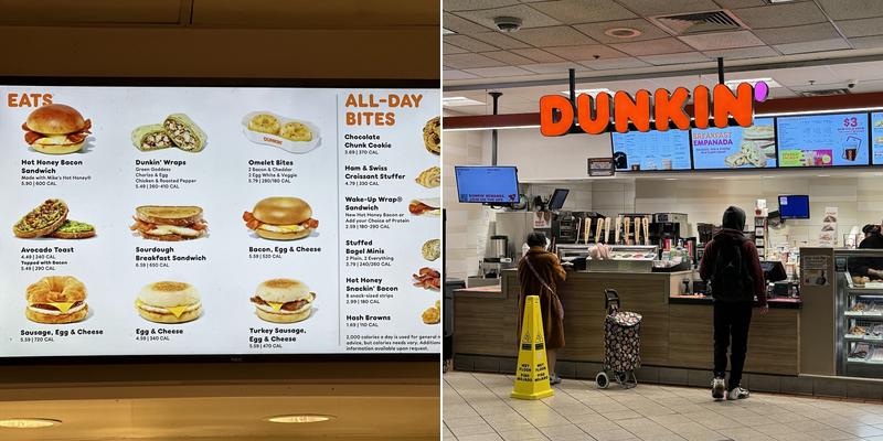 Dunkin' Menu