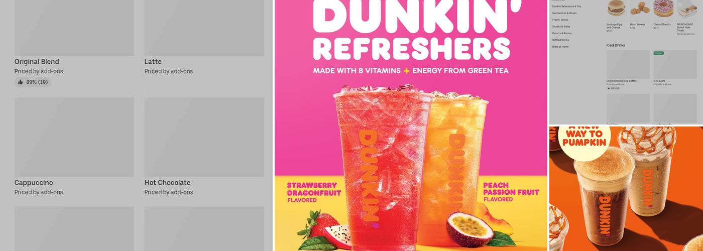Dunkin' Menu