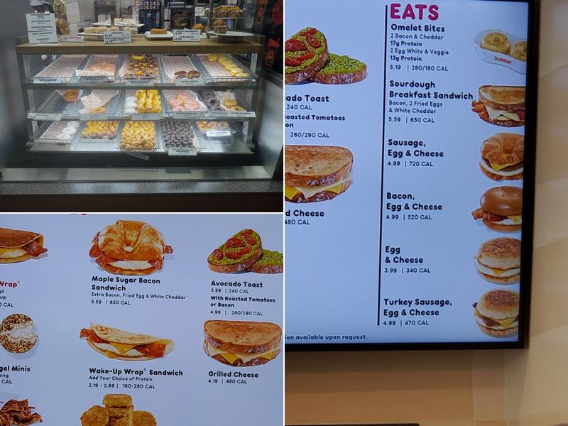 Dunkin' Menu