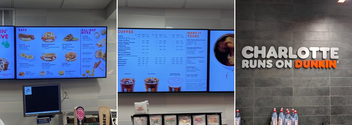 Dunkin' Menu