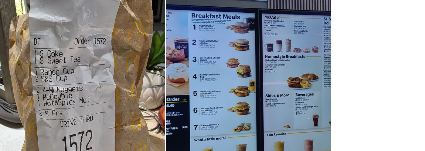 McDonald's Menu