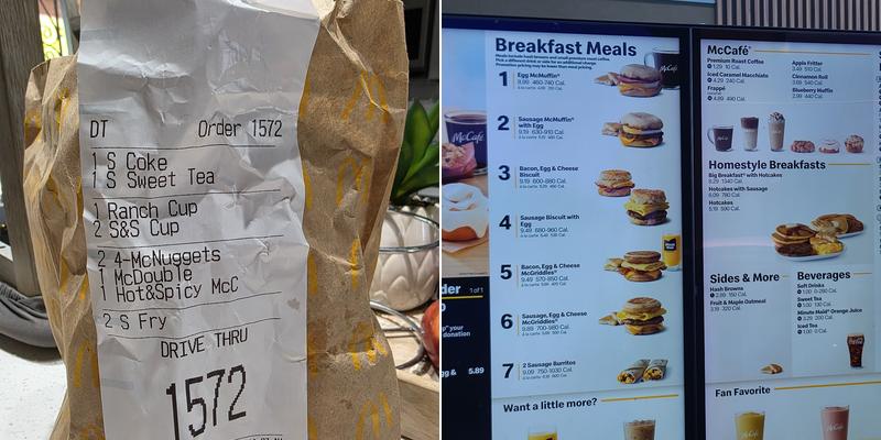 McDonald's Menu