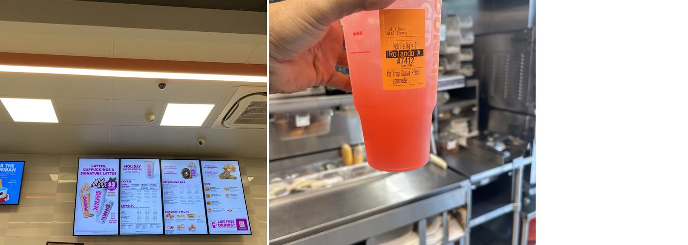 Dunkin' Menu