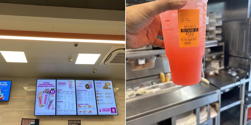 Dunkin' Menu