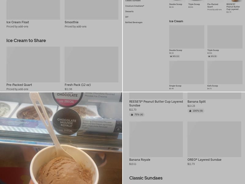 Baskin-Robbins Menu
