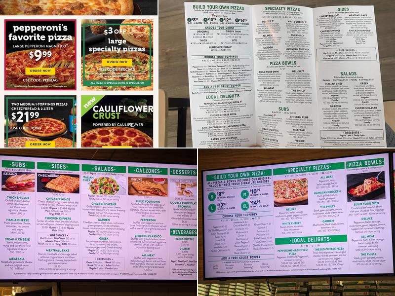 Marco's Pizza Menu