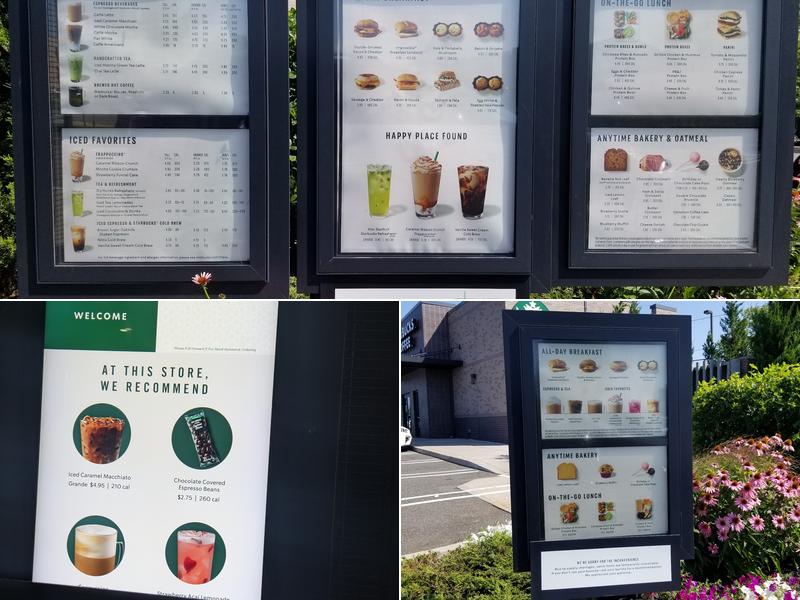 Starbucks Menu