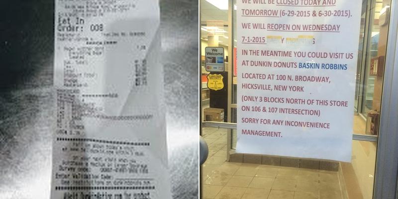 Dunkin' Menu