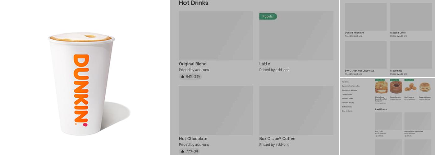 Dunkin' Menu