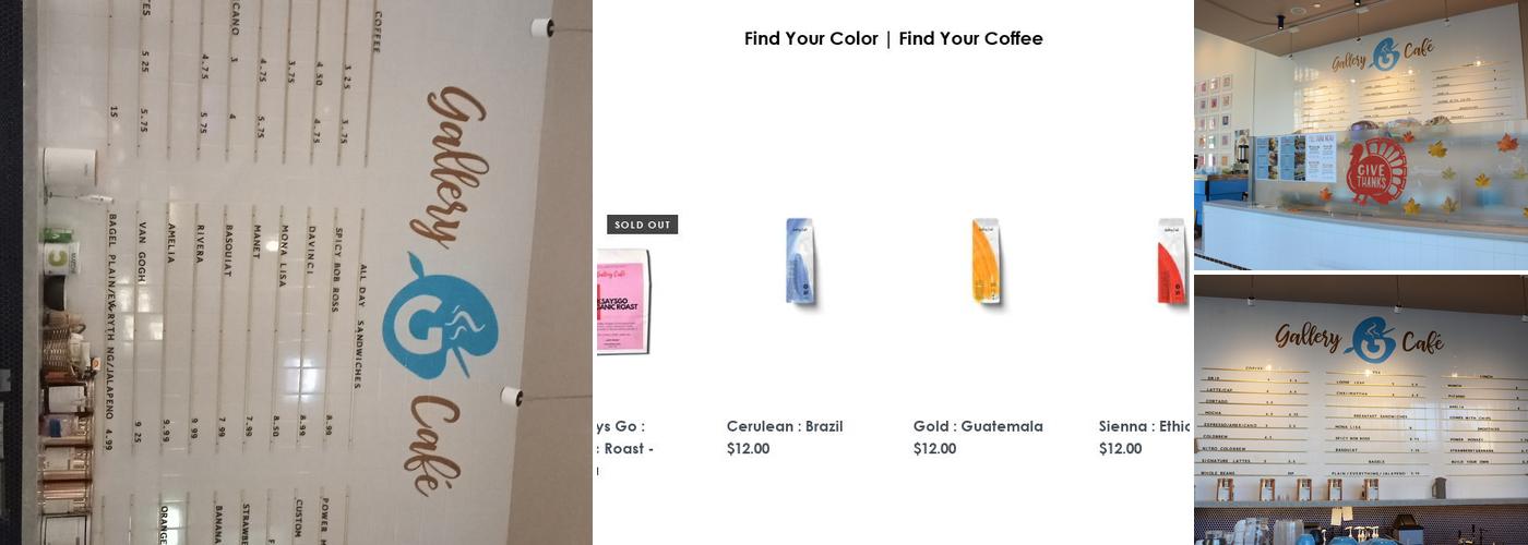 Gallery Café 2 Menu