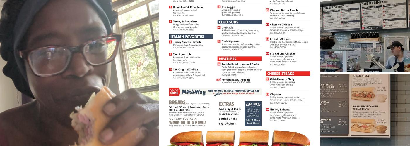 Jersey Mike's Subs Menu