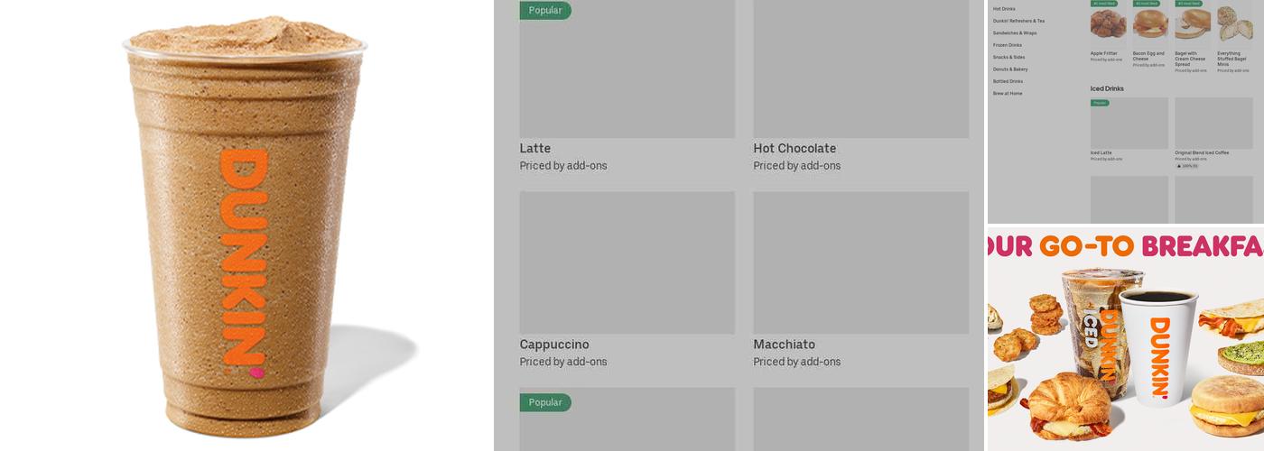 Dunkin' Menu