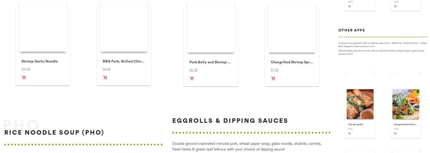 Basil & Sprout Menu