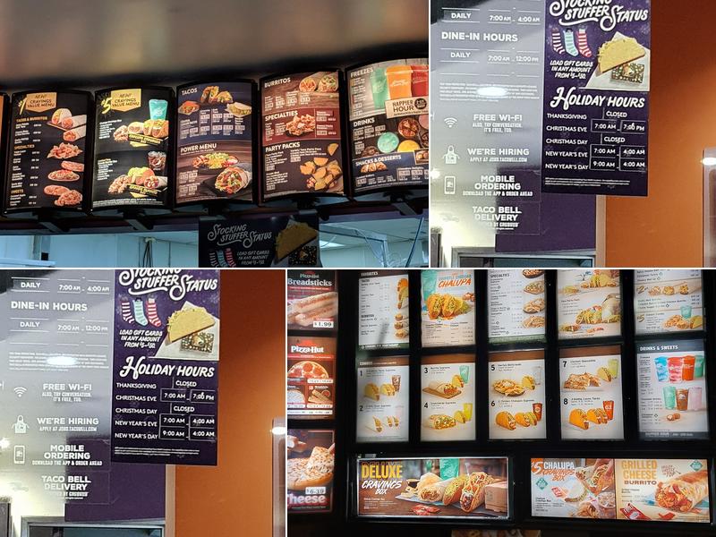 Taco Bell Menu