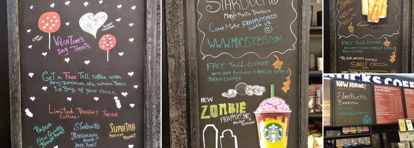 Starbucks Menu