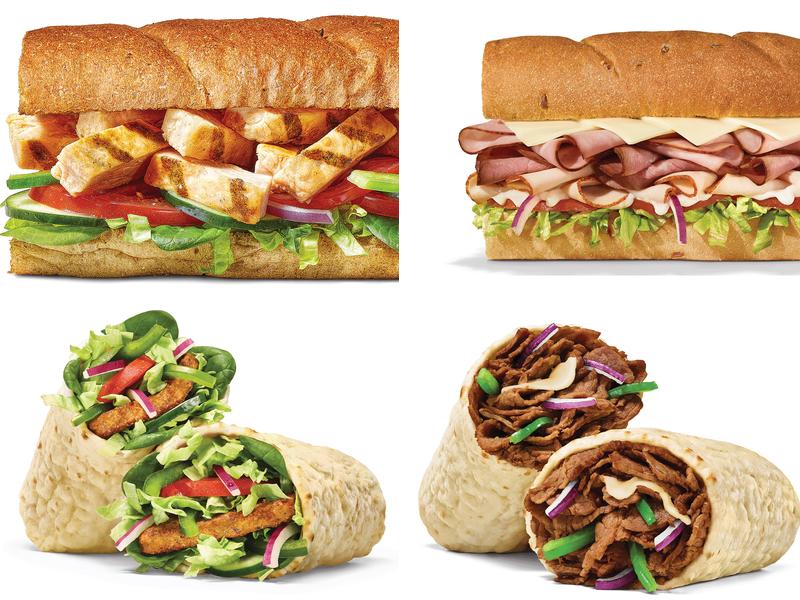 Subway Menu
