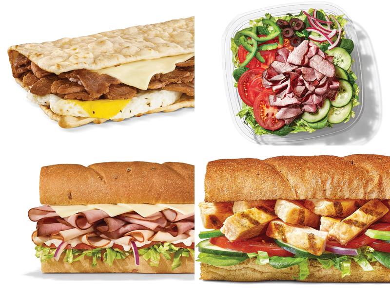 Subway Menu