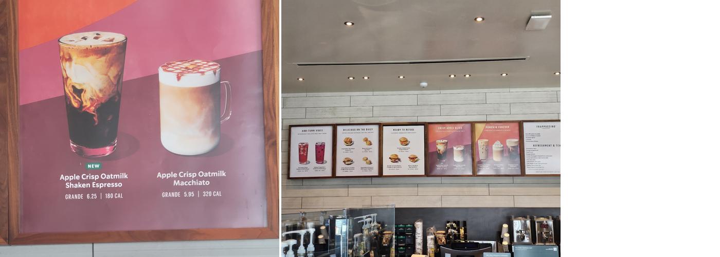 Starbucks Menu