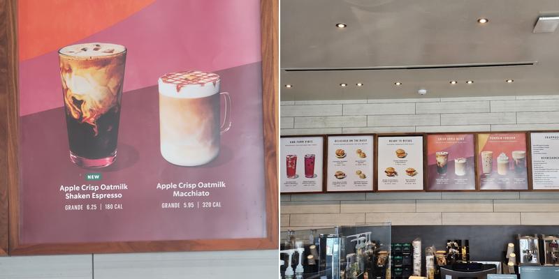 Starbucks Menu