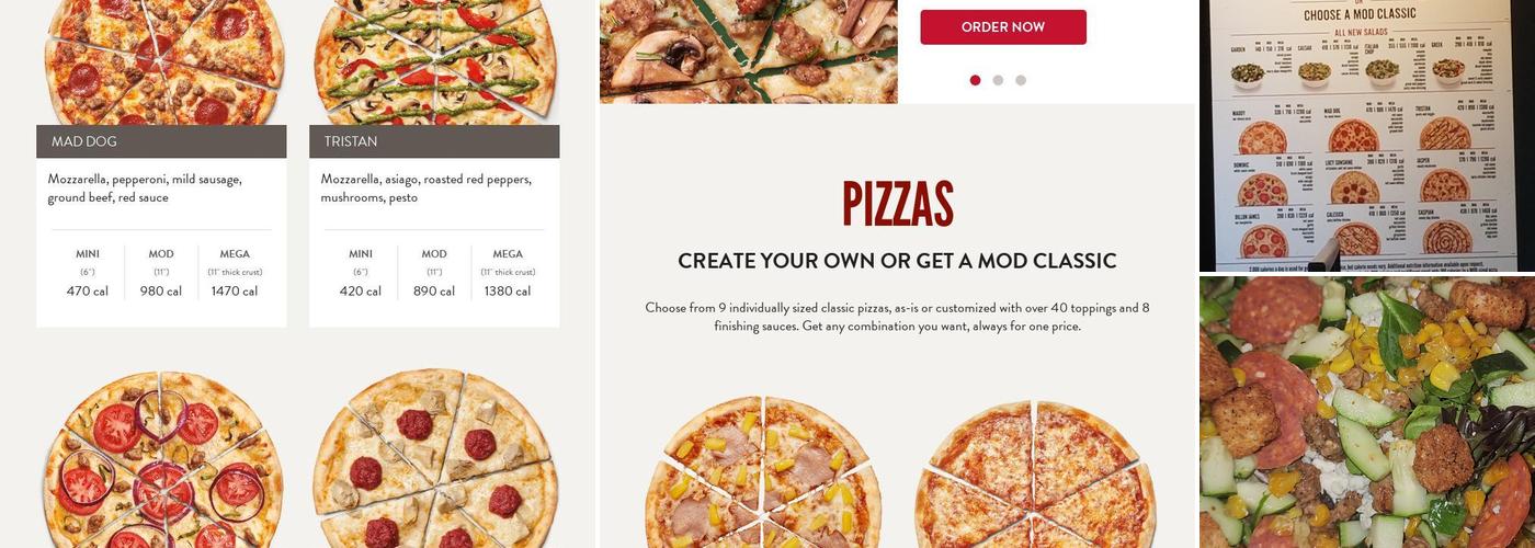 MOD Pizza Menu