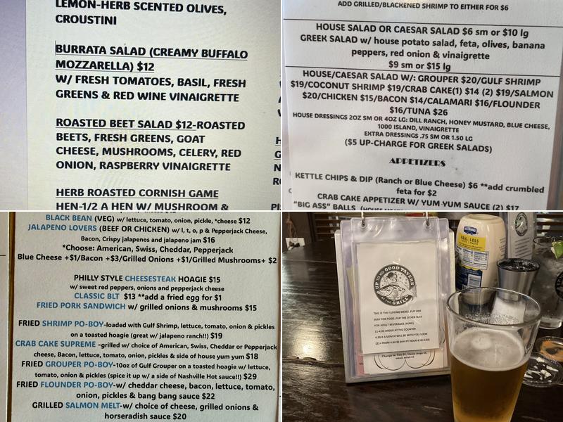 Up To No Good Tavern Menu