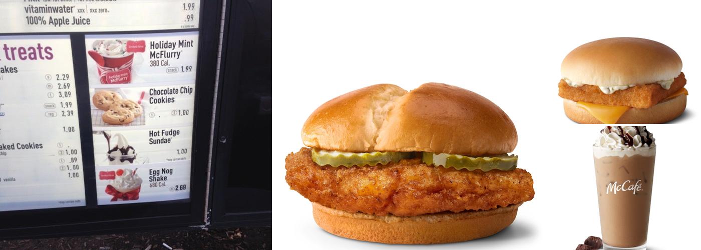 McDonald's Menu