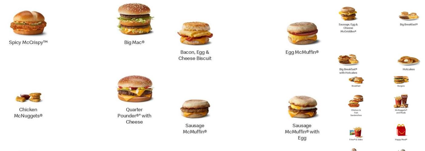 McDonald's Menu