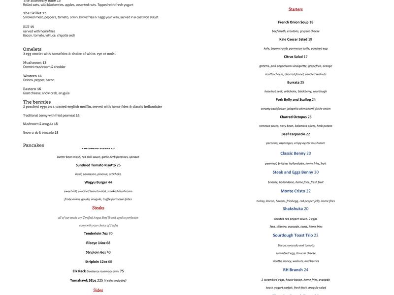 Curds n’ Whey Menu
