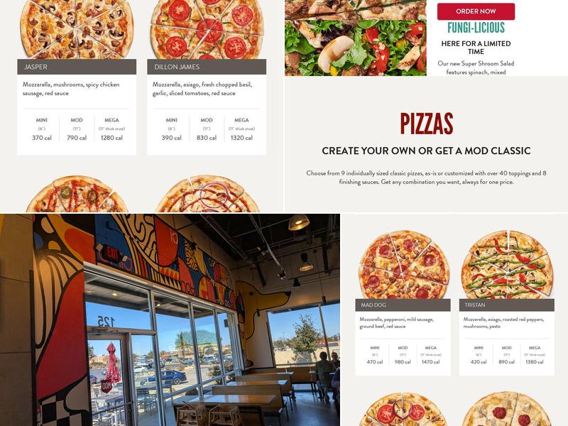 MOD Pizza Menu