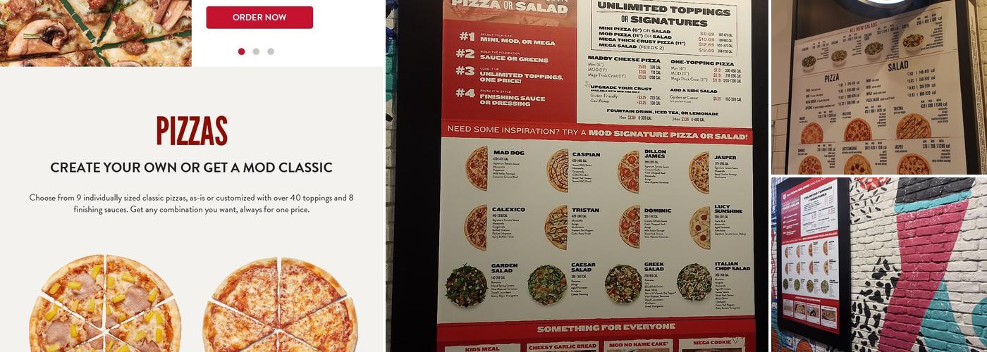 MOD Pizza Menu
