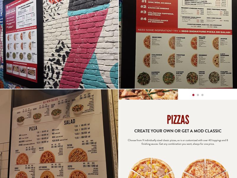 MOD Pizza Menu