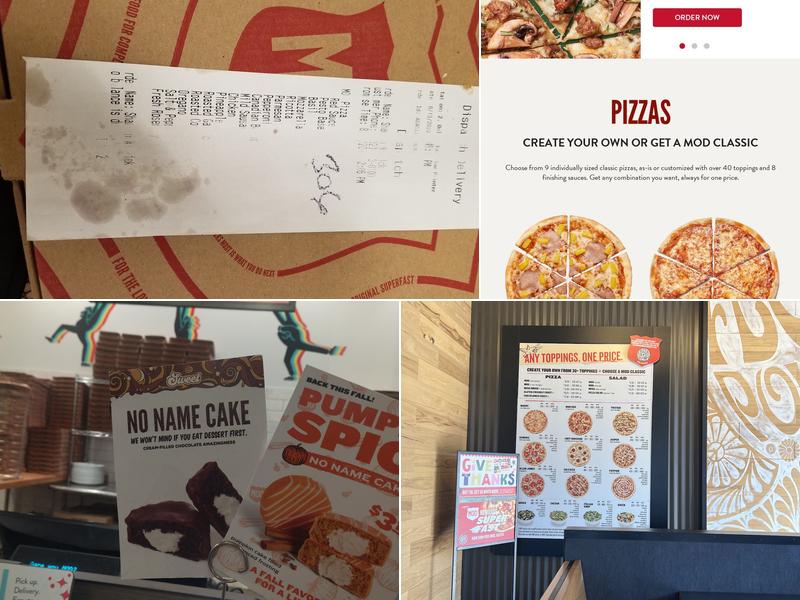 MOD Pizza Menu