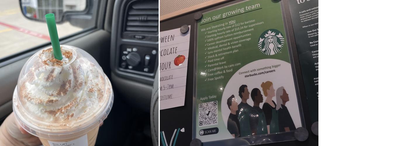 Starbucks Menu