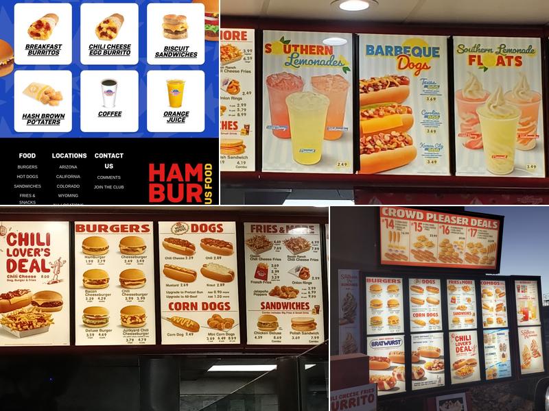 Hamburger Stand Menu