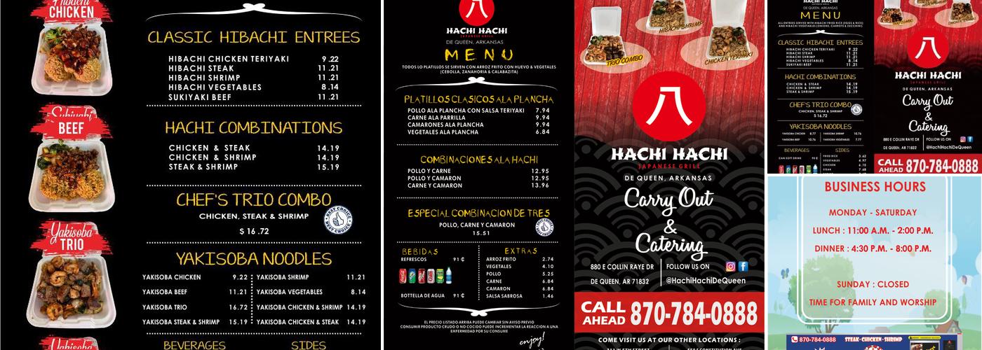 Hachi Hachi Menu