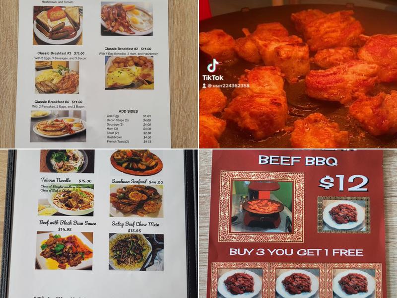 Chef Tao's restaurant Menu