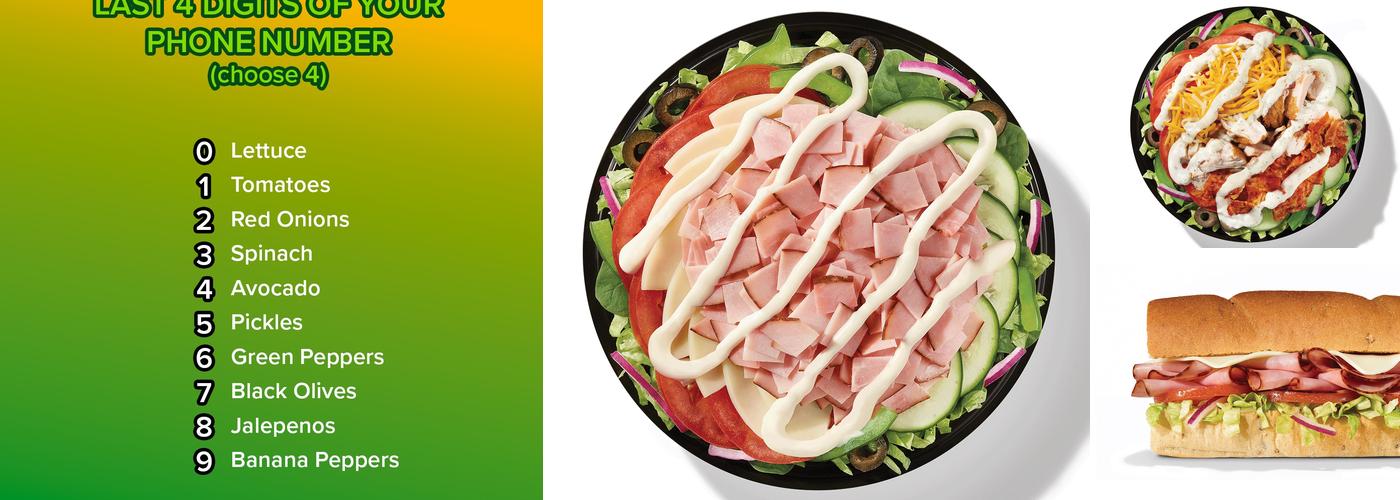 Subway Menu