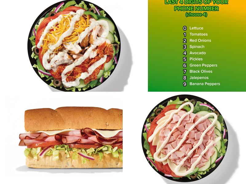 Subway Menu