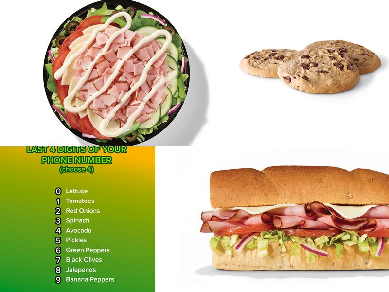 Subway Menu