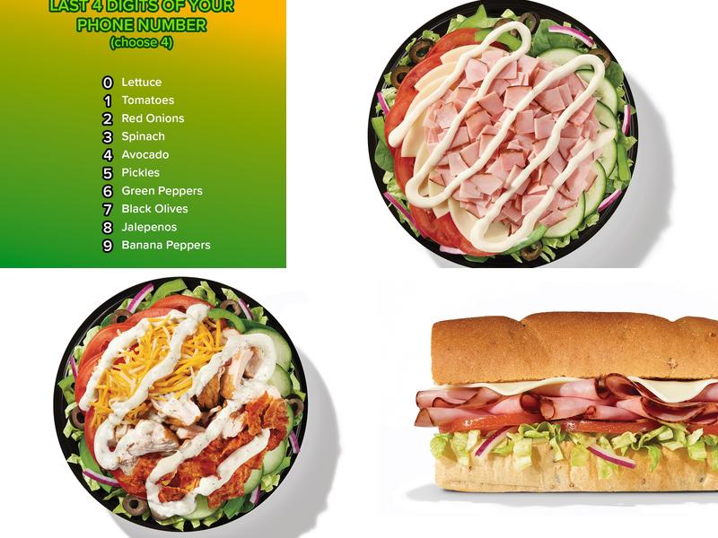 Subway Menu