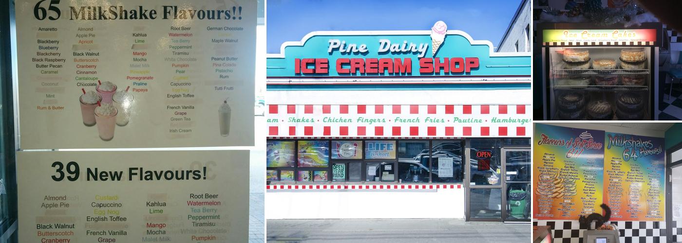 Pine Dairy Bar Menu