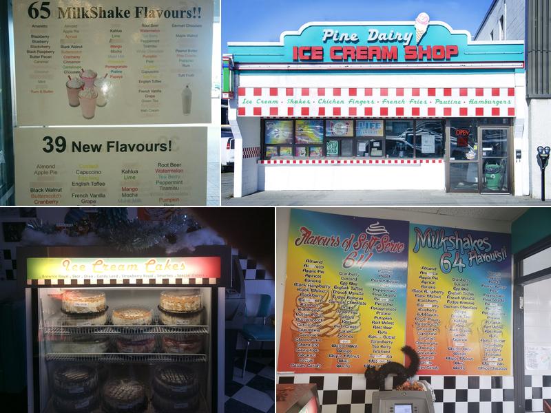 Pine Dairy Bar Menu