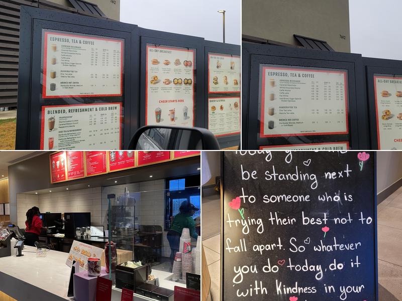 Starbucks Menu