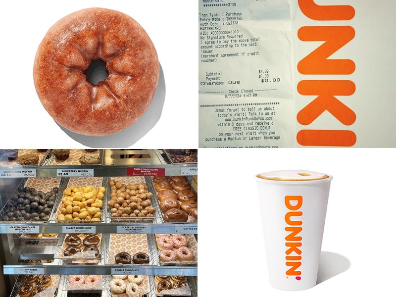 Dunkin' Menu