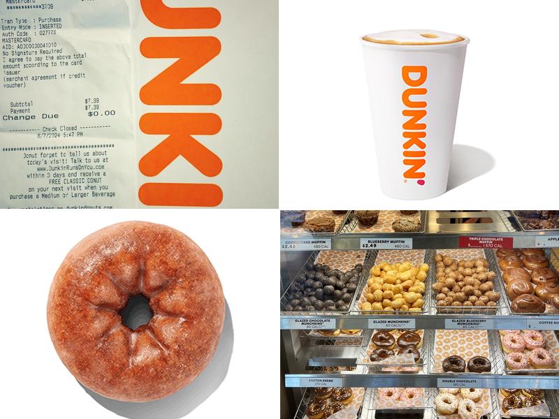 Dunkin' Menu