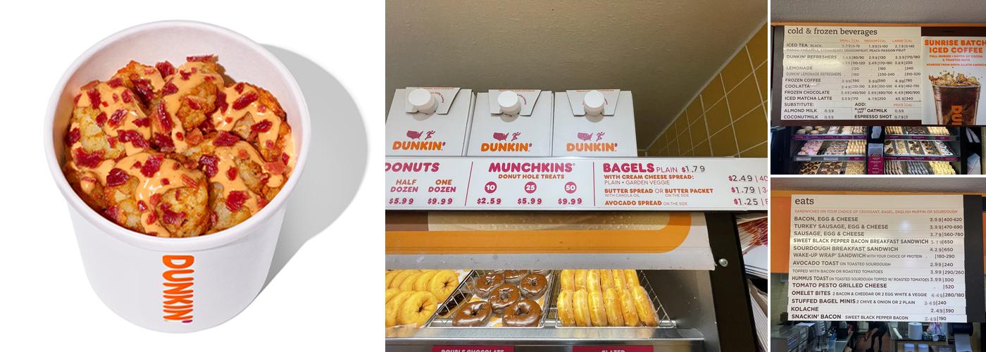 Dunkin' Menu