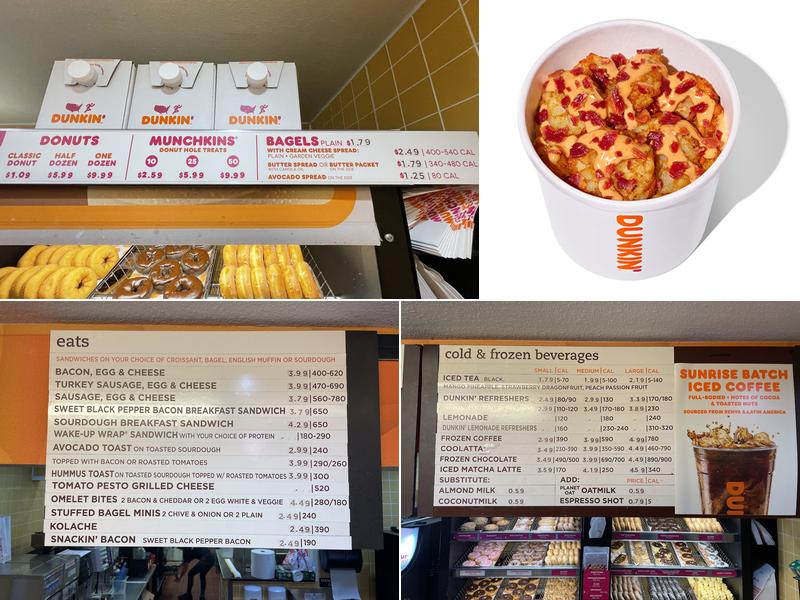 Dunkin' Menu