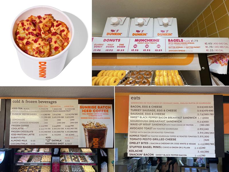 Dunkin' Menu